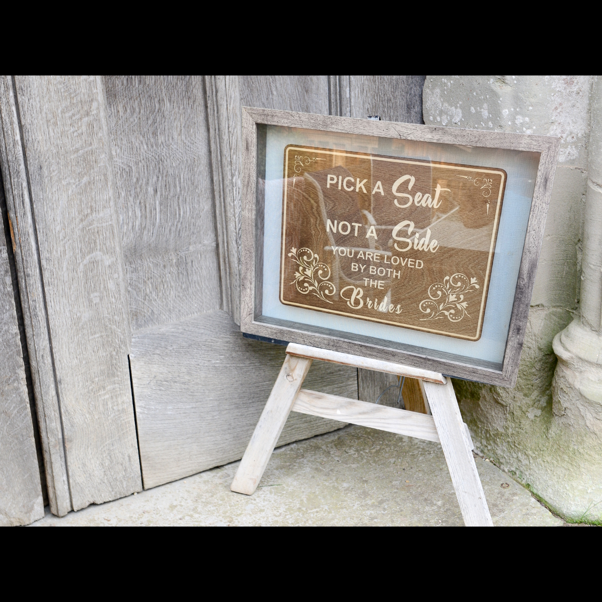 Wedding sign SVG — Pick a Seat, Not a Side